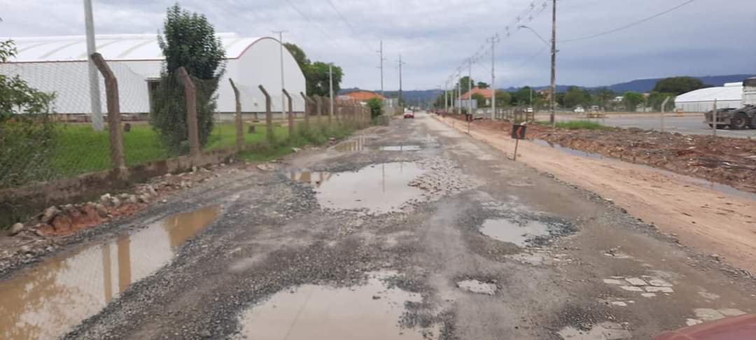 obras na sc 442 problema no trecho de morro da fumaca e responsavel pela paralisacao whatsapp image 2022 01 31 at 11.11.05