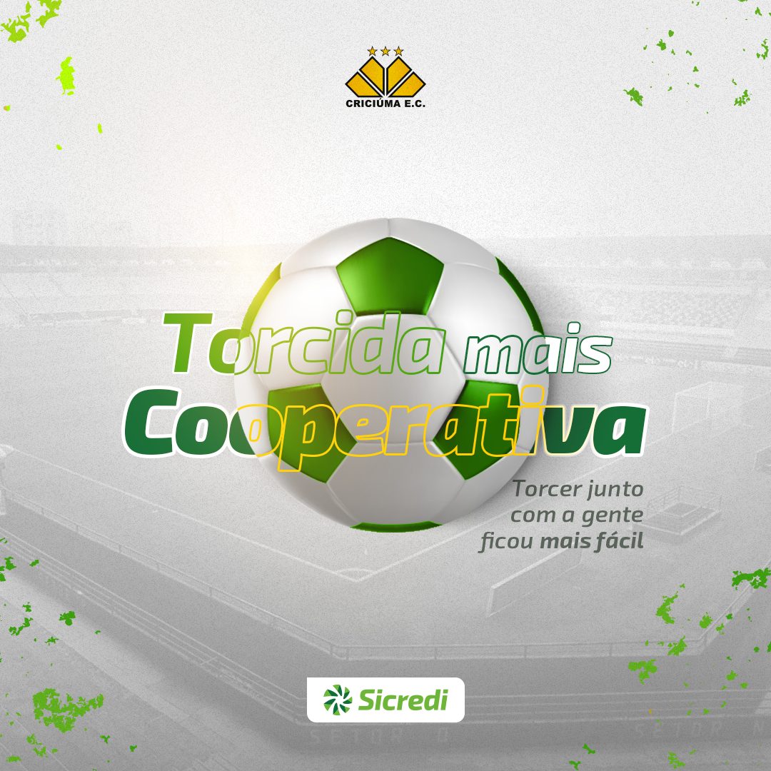 strongassociados da sicredi sul sc ganham desconto na mensalidade ao se tornarem socios do criciuma esporte clubestrong torcida mais cooperativa sicredi sul sc