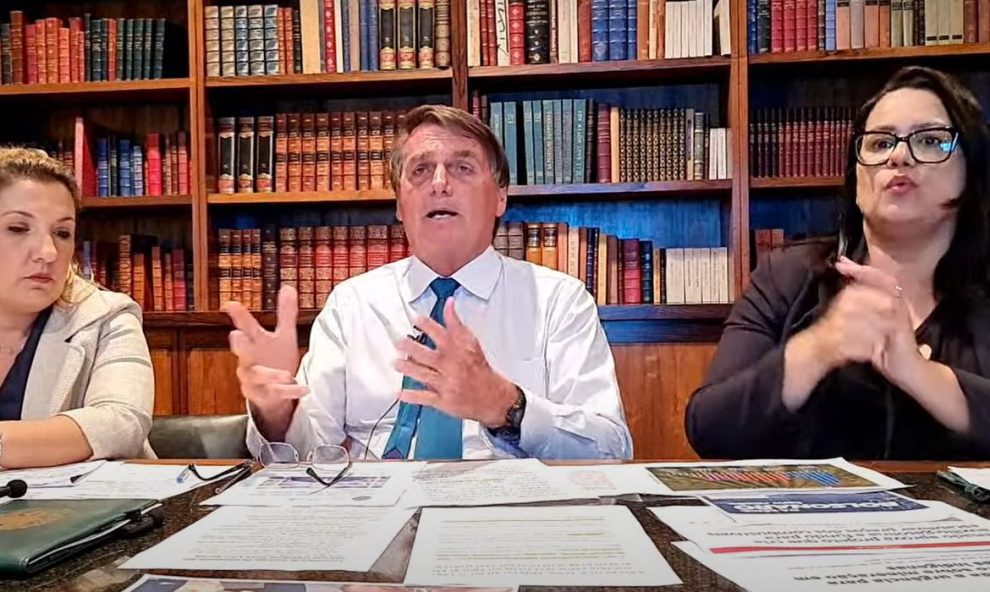 presidente promete sancionar o quanto antes projeto sobre icmsnbsp live bolsonaro 7