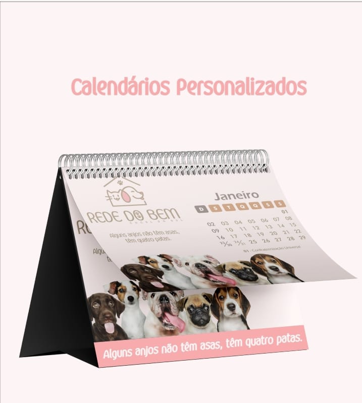 strongrede do bem de cocal do sul disponibiliza calendarios personalizados 2023 para ajudar com as despesas pela causa animalstrong calendario rede do bem