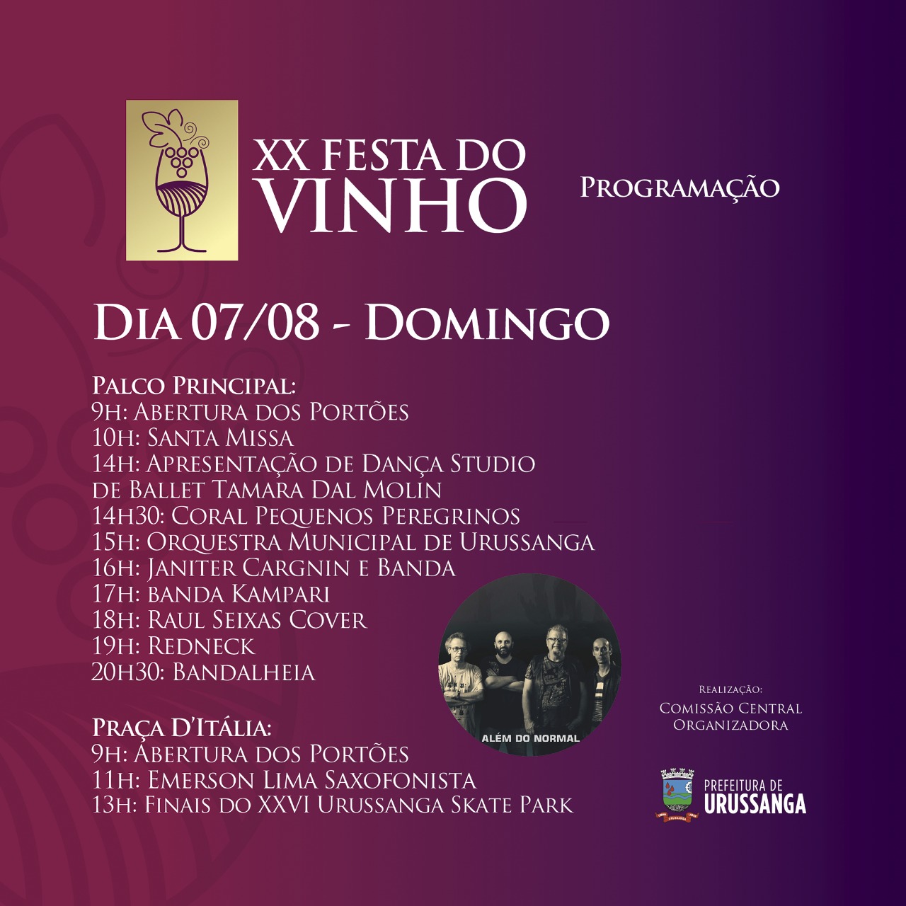 strongbrlancada a programacao completa da 20anbspfestanbspdonbspvinhonbspde urussangastrong programacao oficial festa do vinho 2022 3
