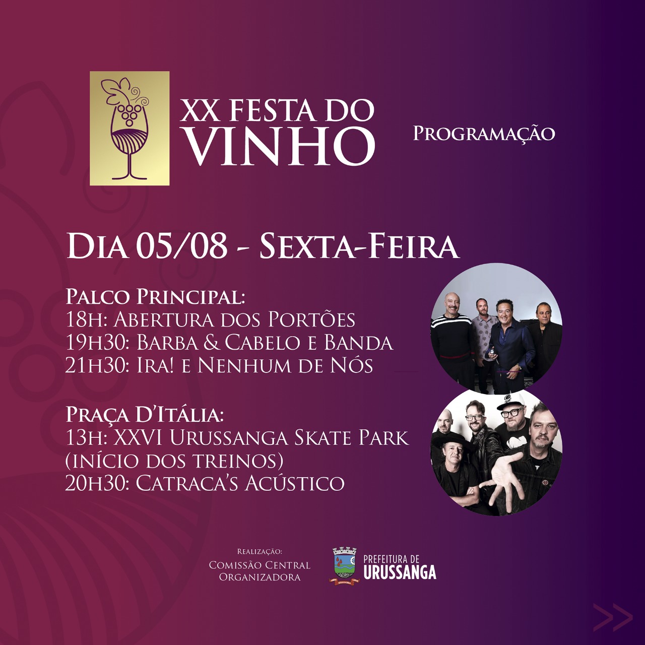 strongbrlancada a programacao completa da 20anbspfestanbspdonbspvinhonbspde urussangastrong programacao oficial festa do vinho 2022 4