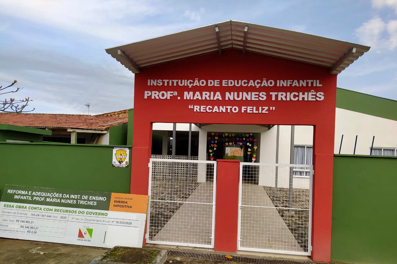 cocal do sul inaugura reforma e ampliacao de creche no valor de meio milhao de reais whatsapp image 2022 09 13 at 08.55.30