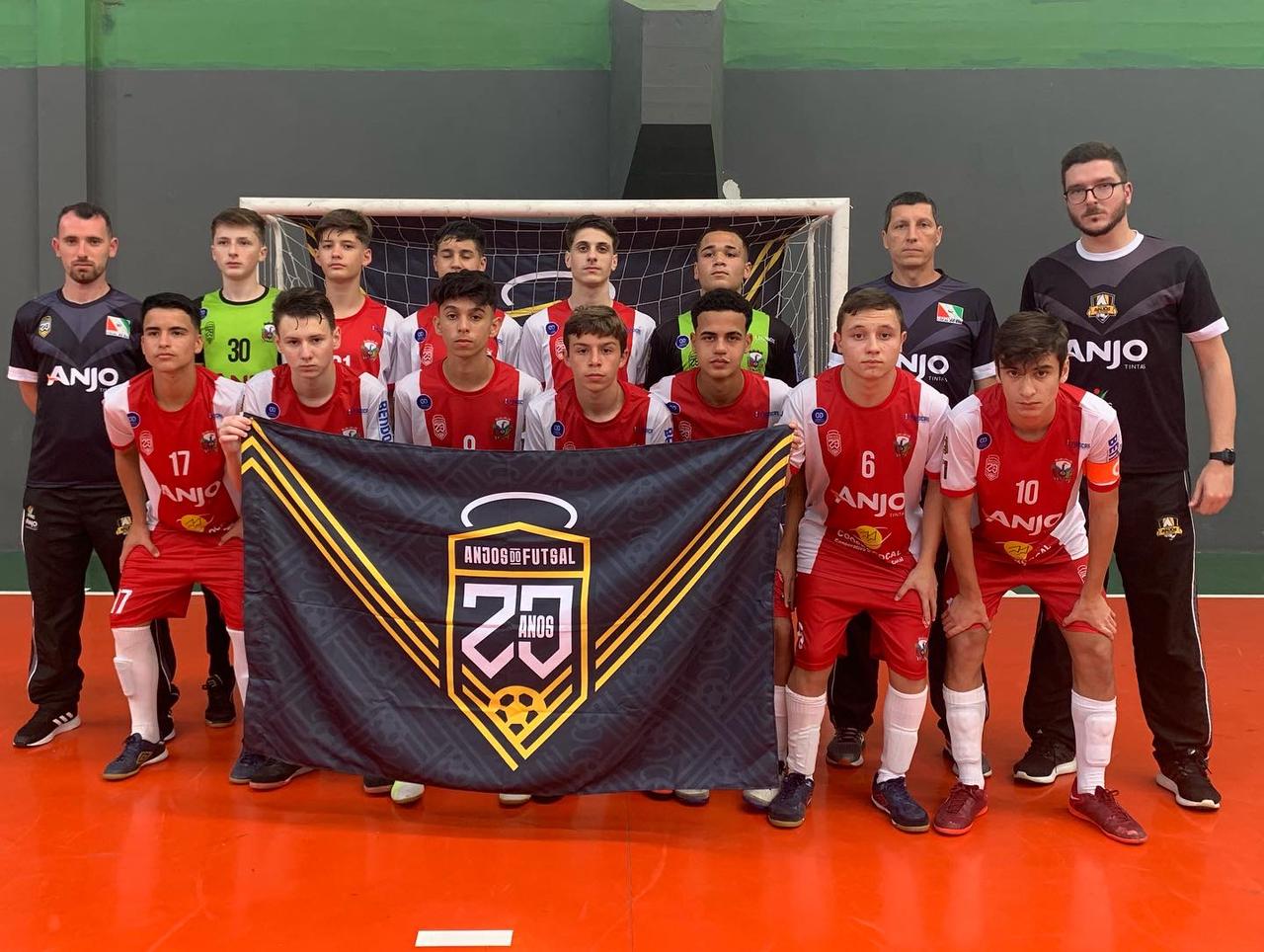 equipe sub 15 de cocal do sulcoopercocalkiarrozanjo futsal entra em quadra na segunda feira para nova rodada no campeonato estadual sub15 anjofotsal cocaldosul20
