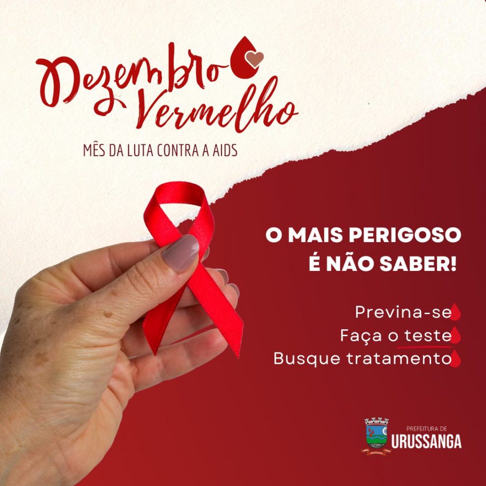 strongurussanga dezembro com alerta a prevencao das ists e horario especial na saudenbsp nbspstrong dezembro vermelho 2 1