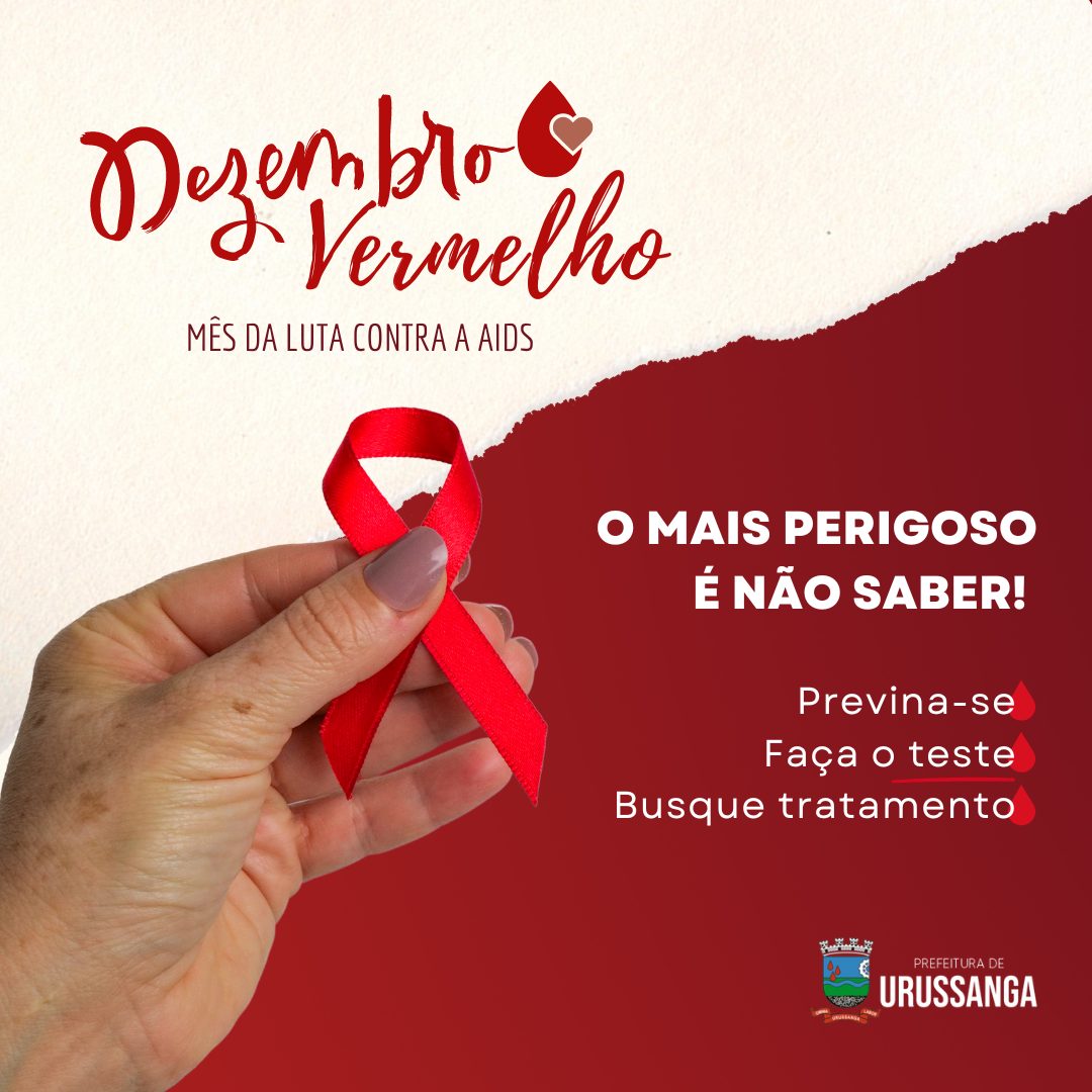 strongurussanga dezembro com alerta a prevencao das ists e horario especial na saudenbsp nbspstrong dezembro vermelho 2 1