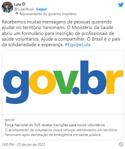 forca do sus recebe inscricoes para voluntarios em territorio yanomami cats