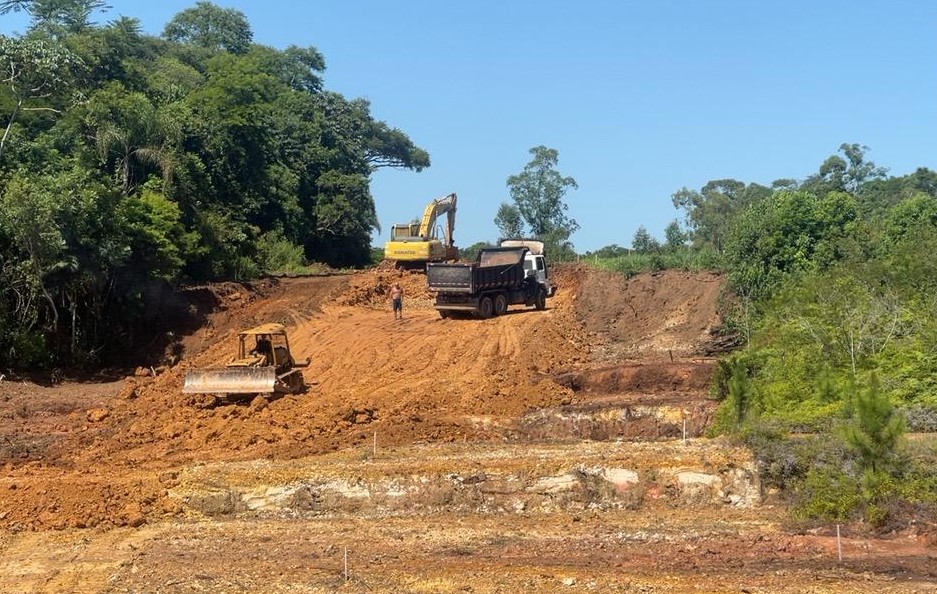 iniciadas obras de infraestrutura na area industrial 2 de urussanga area industrial ii urussanga divulgacao 2