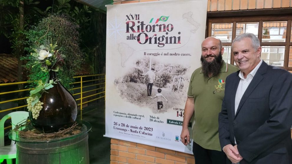 il coraggio e nel nostro cuore identidade visual do xvii ritorno alle origini e apresentada em urussanga ritorno alle origini lancamento por ana paula nesi 6