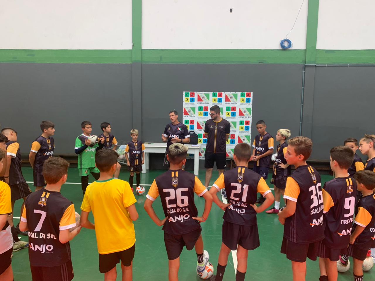tem estreia da equipe sub 12 de cocal do sulanjo futsal no campeonato estadual na sexta feira sub12 anjosdofutsal cocaldosul abr2023a