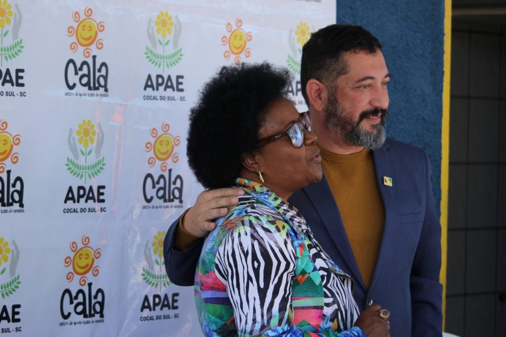 com a presenca da presidente da fcee apae cocal do sul inaugura projetos e benfeitorias inuaguracao apae fcee por ana paula nesi 48