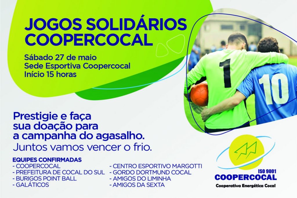jogos solidarios prometem agitar sede esportiva da coopercocal jogos solidarios panorama 1