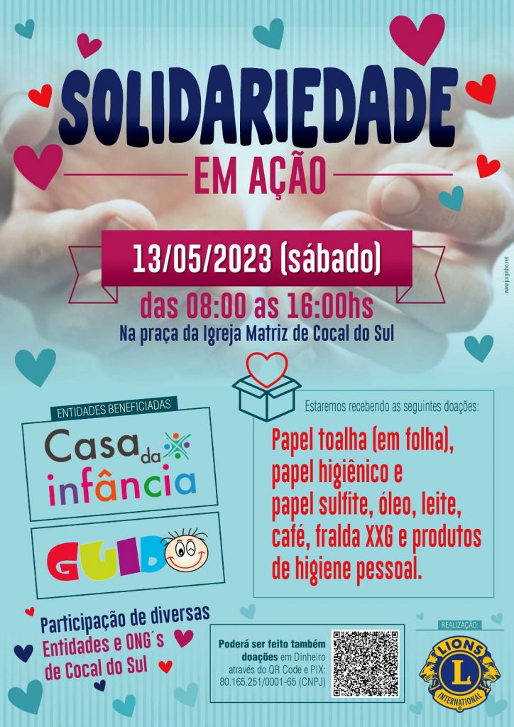 solidariedade em acao evento reune entidades e ongs na praca de cocal do sul neste sabado whatsapp image 2023 05 11 at 14.42.48