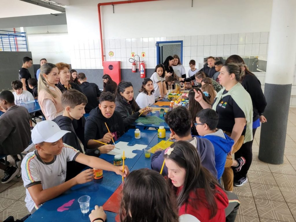 intercambio da prevencao acao realiza atividades colaborativas entre alunos da apae e escola municipal intercambio da prevencao matutino divulgacao 3