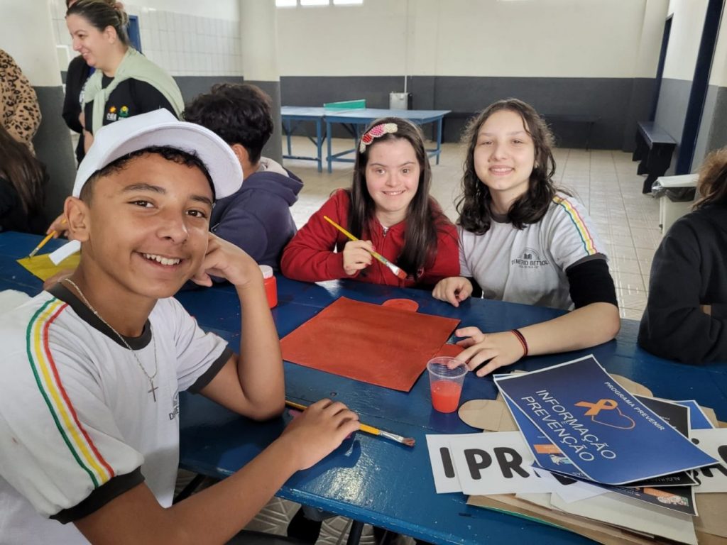 intercambio da prevencao acao realiza atividades colaborativas entre alunos da apae e escola municipal intercambio da prevencao matutino divulgacao 4