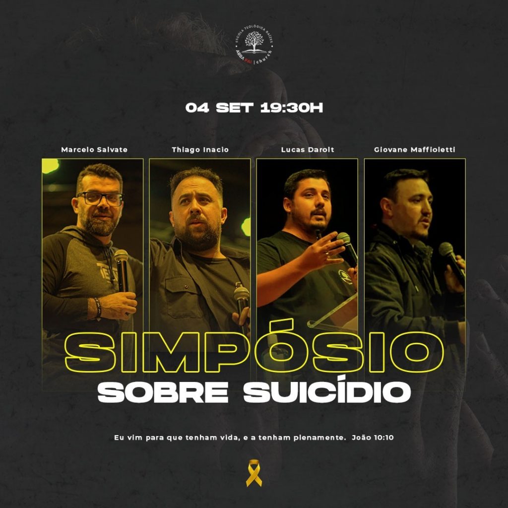 abba pai church realiza simposio sobre suicidio divulgacao