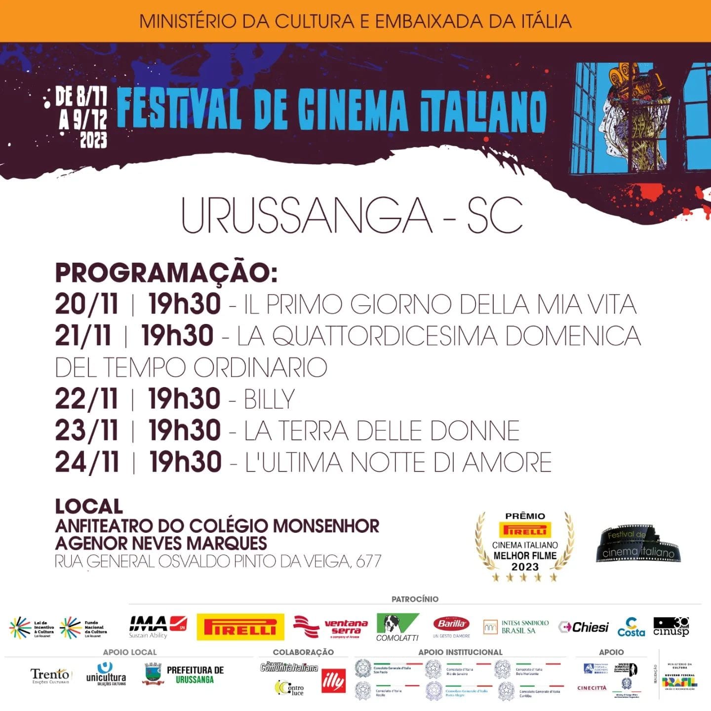 urussanga tera festival de cinema italiano em novembro whatsapp image 2023 11 07 at 15.43.20