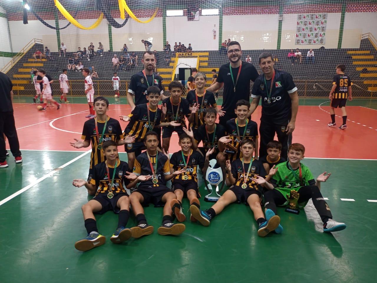 sub 13 de cocal do sulanjo futsal e campeao do campeonato regional da lac sub13 cocaldosul anjofutsal dez2023b