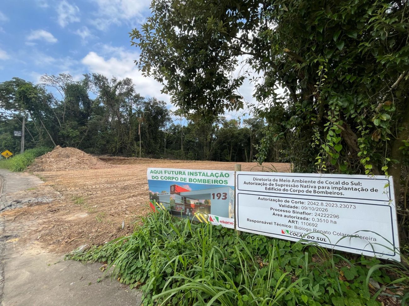 prefeitura lanca edital de licitacao para a construcao da sede do batalhao do corpo de bombeiros militar de cocal do sul 9de24d74 a386 41bf 9629 9c8bf4a06c60