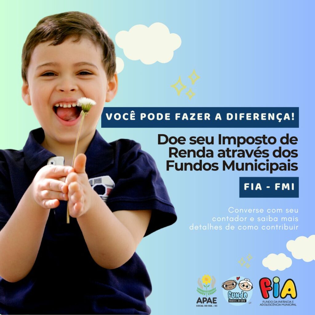 contribua para a apae cocal do sul destinando parte do seu imposto de renda contribua para a apae cocal do sul destinando parte do seu imposto de renda 1