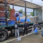comitiva de cocal do sul entrega donativos na cidade adotada de bom principio img 20240528 wa0026