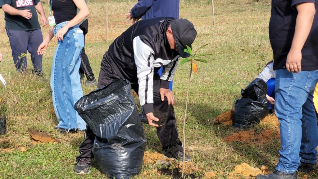 diretoria do meio ambiente e apae cocal do sul realizam plantio de arvores nativas frutiferas apae dma plantio de arvores por ana paula nesi 22