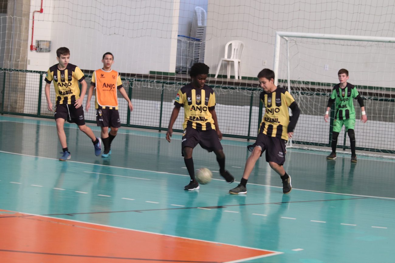 dez nucleos se classificam nas tres categorias para as oitavas de final do campeonato regional anjos do futsalunesc anjosdofutsal2024c 2