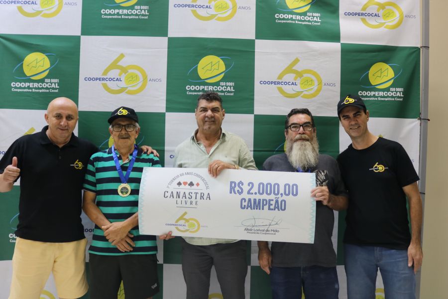 1o torneio de canastra livre da coopercocal e sucesso entre os associados 1o lugar min 3