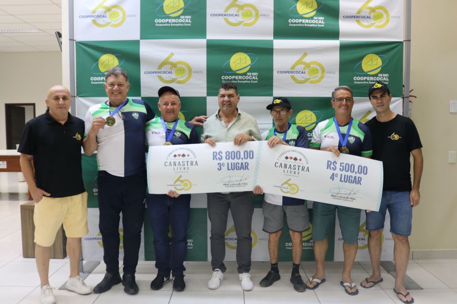 1o torneio de canastra livre da coopercocal e sucesso entre os associados 3o e 4o lugar min