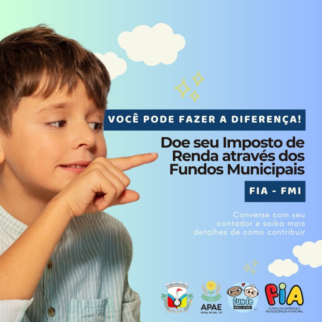 ajude quem ajuda destine parte do seu imposto de renda a apae de cocal do sul ajude quem ajuda destine parte do seu imposto de renda a apae de cocal do sul doe seu imposto atraves dos fundos