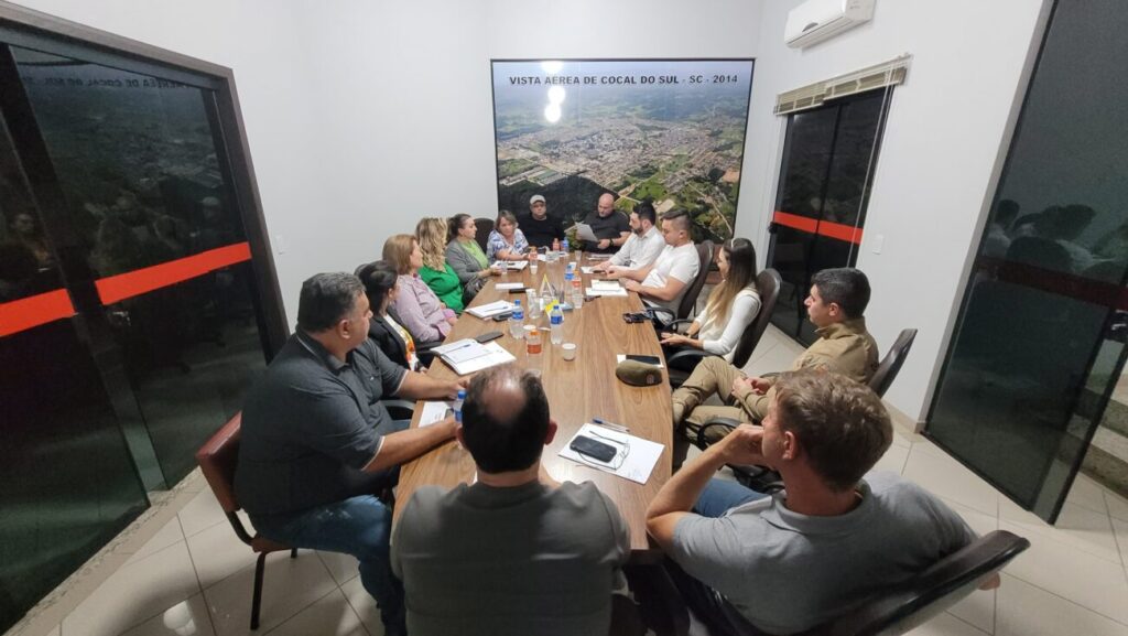 cocal do sul avalia ampliacao do videomonitoramento em reuniao com forcas de seguranca reuniao camara policia por ana paula nesi 1