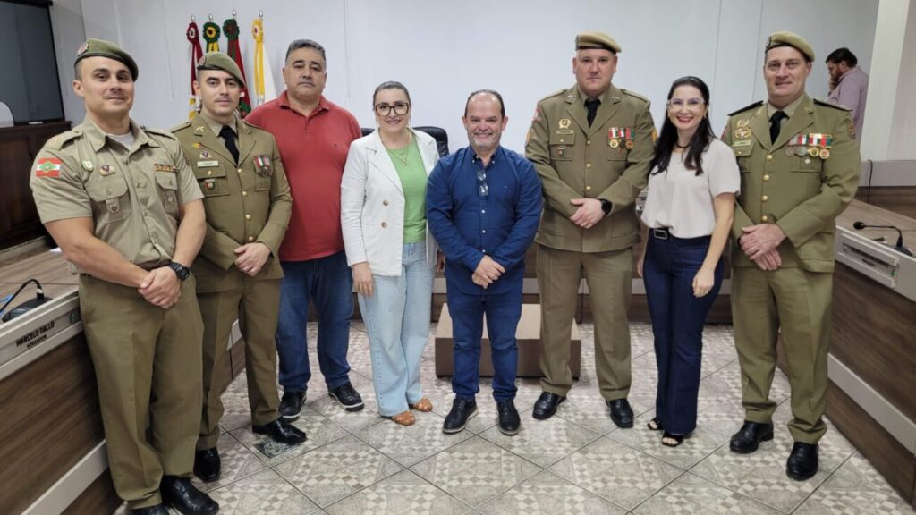 solenidade marca troca de comando da policia militar de cocal do sul troca de comando pm por ana paula nesi 14