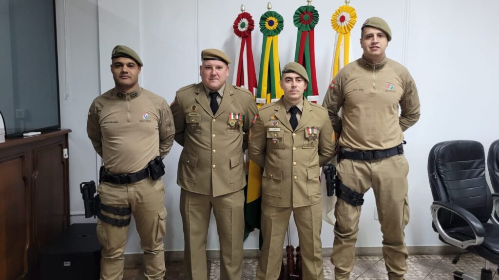 solenidade marca troca de comando da policia militar de cocal do sul troca de comando pm por ana paula nesi 16