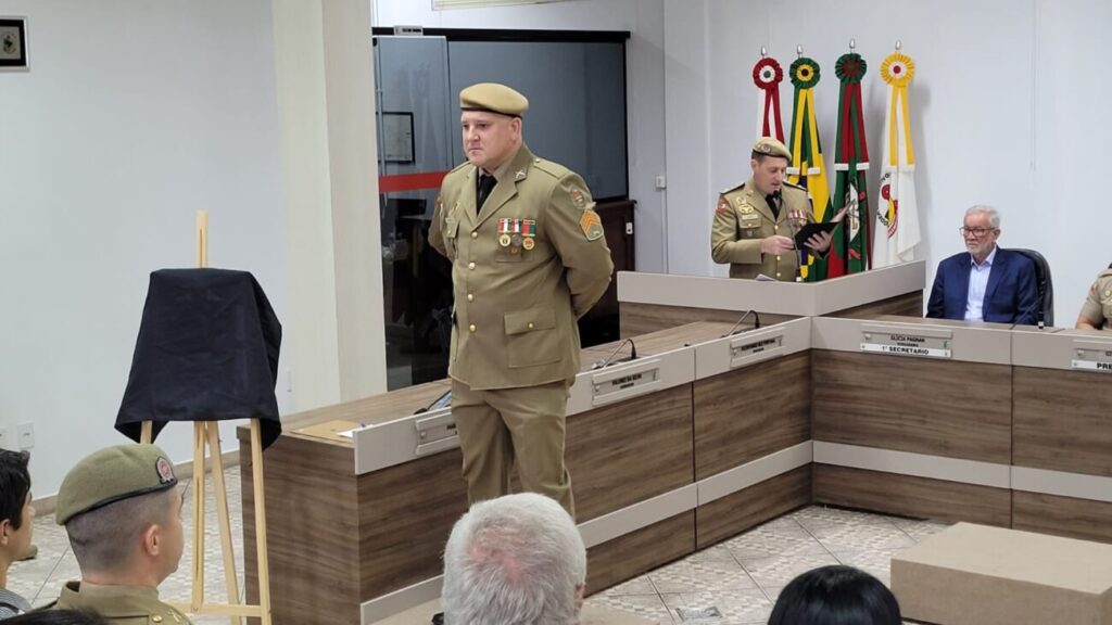 solenidade marca troca de comando da policia militar de cocal do sul troca de comando pm por ana paula nesi 20