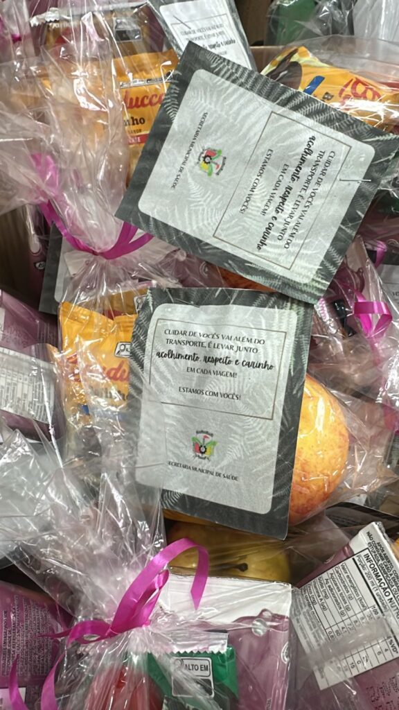 pacientes que fazem tratamento fora de cocal do sul passam a receber kits lanches gratuitamente kits lanches