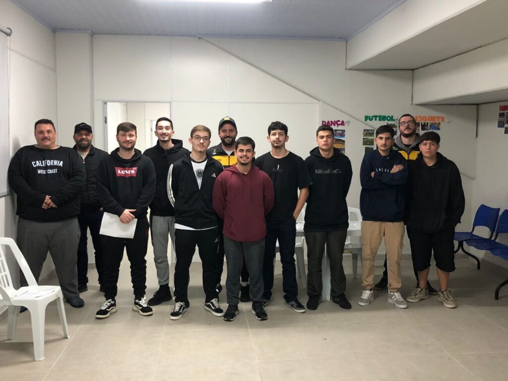 cocal do sul confirma inicio do municipal de futsal com oito equipes na disputa reuniao campeonato futsal cocal do sul