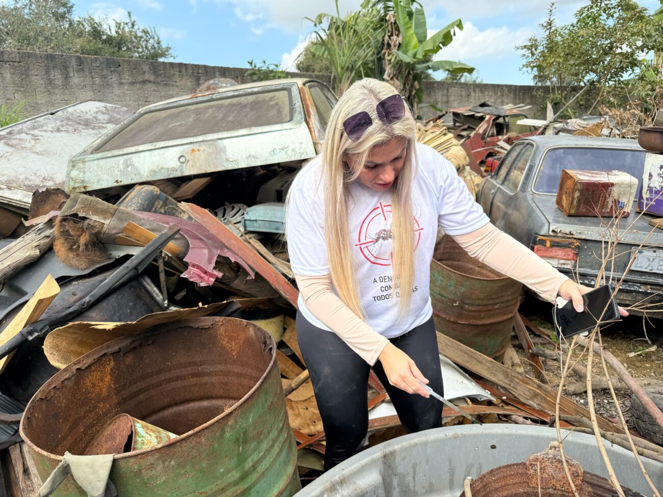 acoes de combate sao ampliadas em cocal do sul apos primeiro foco de dengue do ano varredura dengue cocal 3