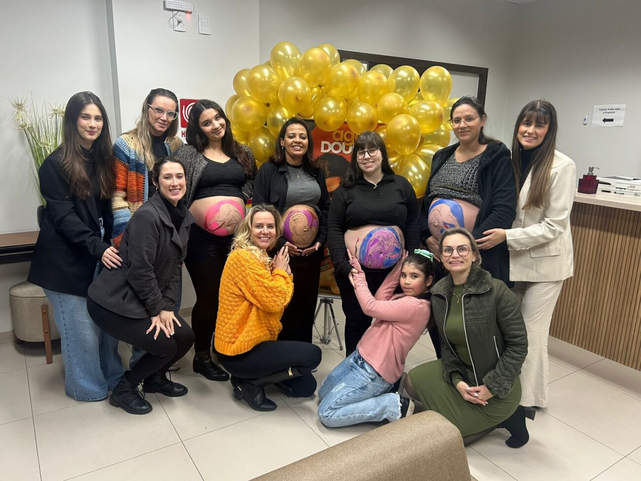 gestantes de cocal do sul participam de encontro sobre parto humanizado e cuidados com bebes agosto dourado