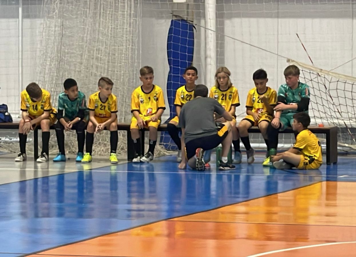 sub 11 de cocal do sulanjo futsal garante seis pontos no turno do quadrangular semifinal do campeonato estadual sub11 cocaldosul anjofutsal ago25