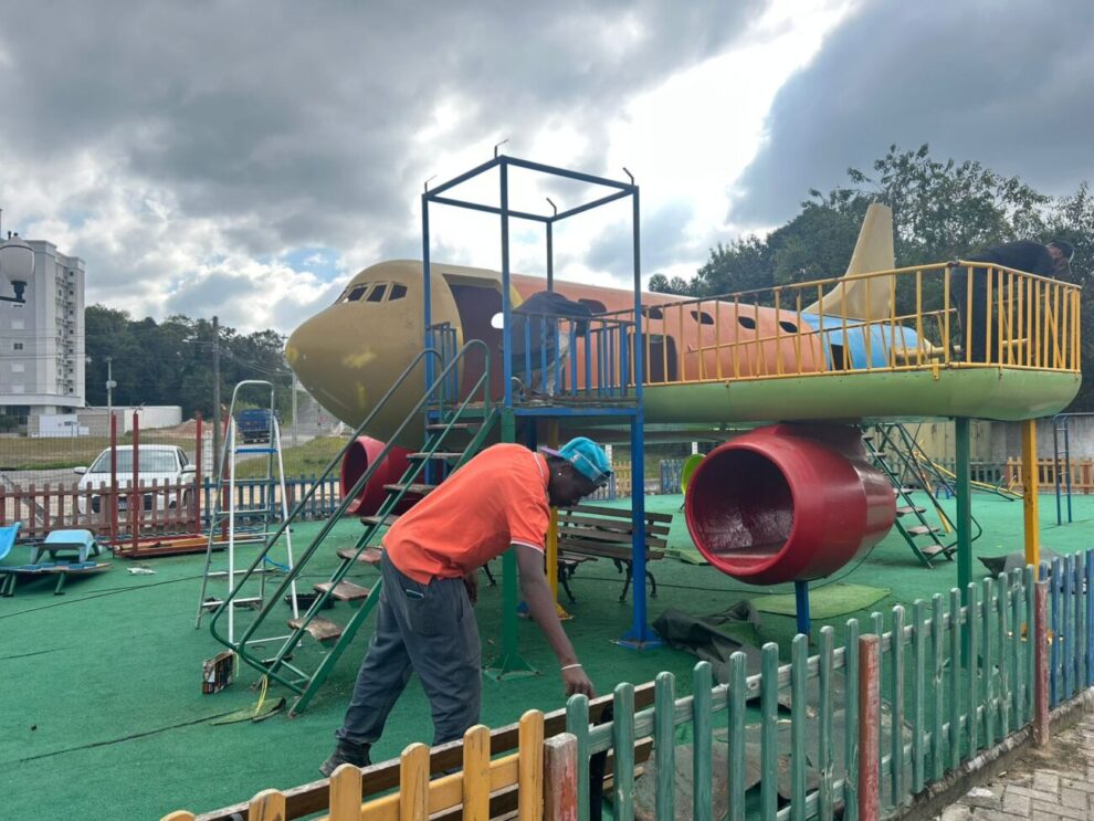 parques de cocal do sul recebem revitalizacao para oferecer mais seguranca e lazer parques de cocal do sul recebem revitalizacao