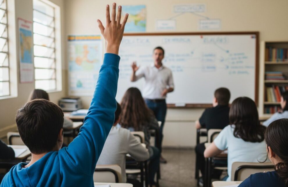 camara aprova projeto que cria o programa cidadao ativo nas escolas municipais camara aprova projeto que cria o programa cidadao ativo nas escolas municipais alunos ilustrativa gemini ia e1761228961756
