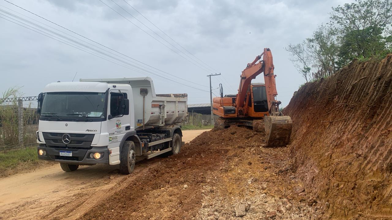 rua de cocal do sul recebe obras de alargamento e drenagem rua de cocal do sul recebe obras de alargamento e drenagem