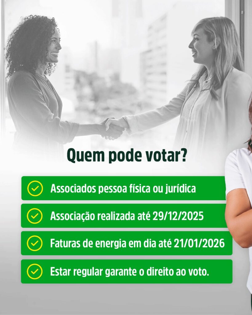 eleicao coopercocal saiba o que e preciso para votar neste sabado 2
