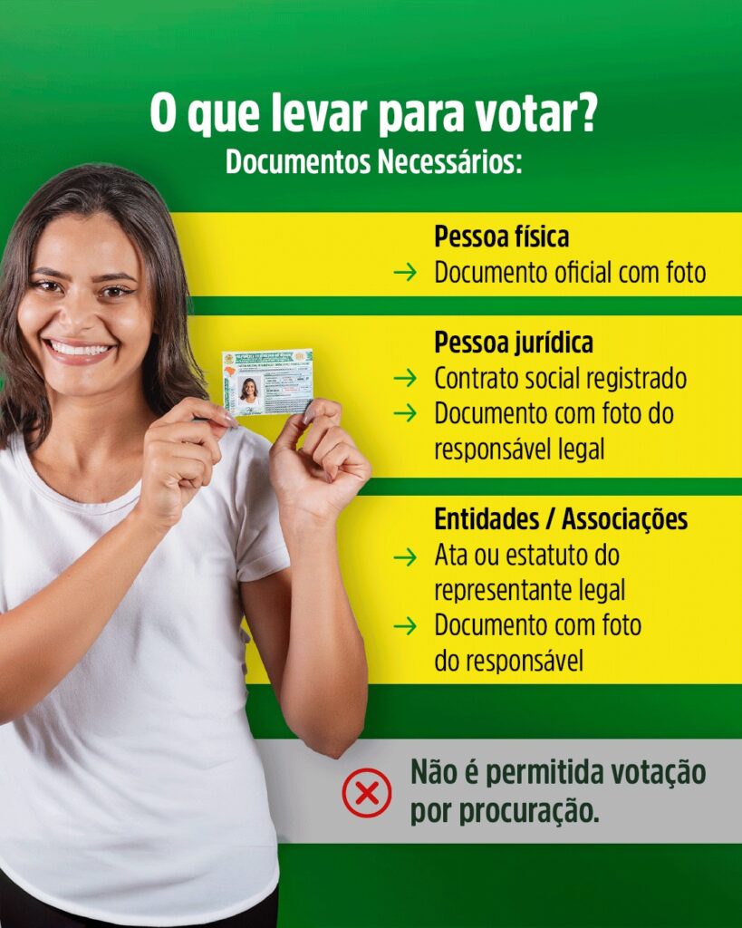 eleicao coopercocal saiba o que e preciso para votar neste sabado 3
