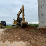obras avancam em tres frentes e ampliam pavimentacao em cocal do sul obras no limite entre cocal do sul e sideropolis