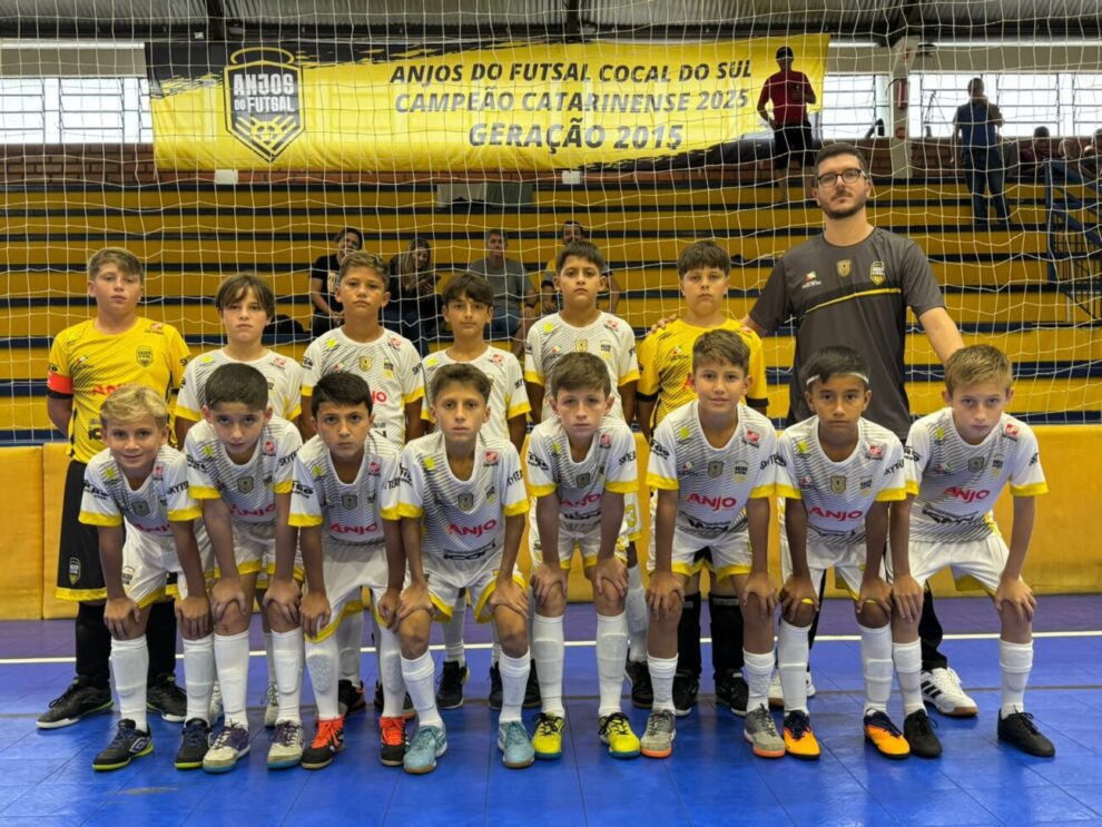equipe sub 11 de cocal do sulanjo futsal somou tres pontos no turno da 2a fase do campeonato estadual sub11 cocaldosul anjofutsal abr26a