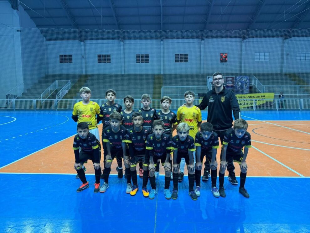 equipe sub 11 de cocal do sulanjo futsal garante vaga nas quartas de final do campeonato estadual sub11 cocaldosul anjofutsal mai26