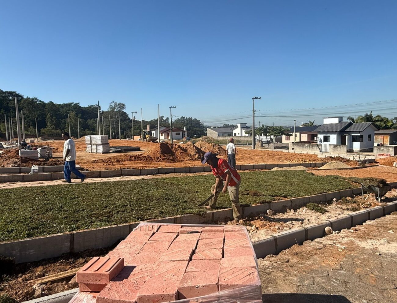 nova praca no bairro uniao tera quadras esportivas pista de caminhada ciclovia e area de lazer em cocal do sul 159