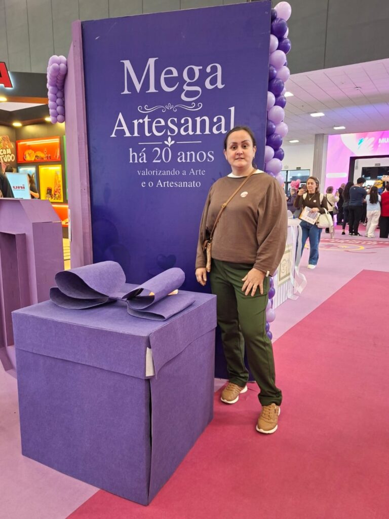 mulheres artesas de cocal do sul leva 20 alunas a maior feira de artesanato da america latina mulheres artesas feira mega artesanal divulgacao 1