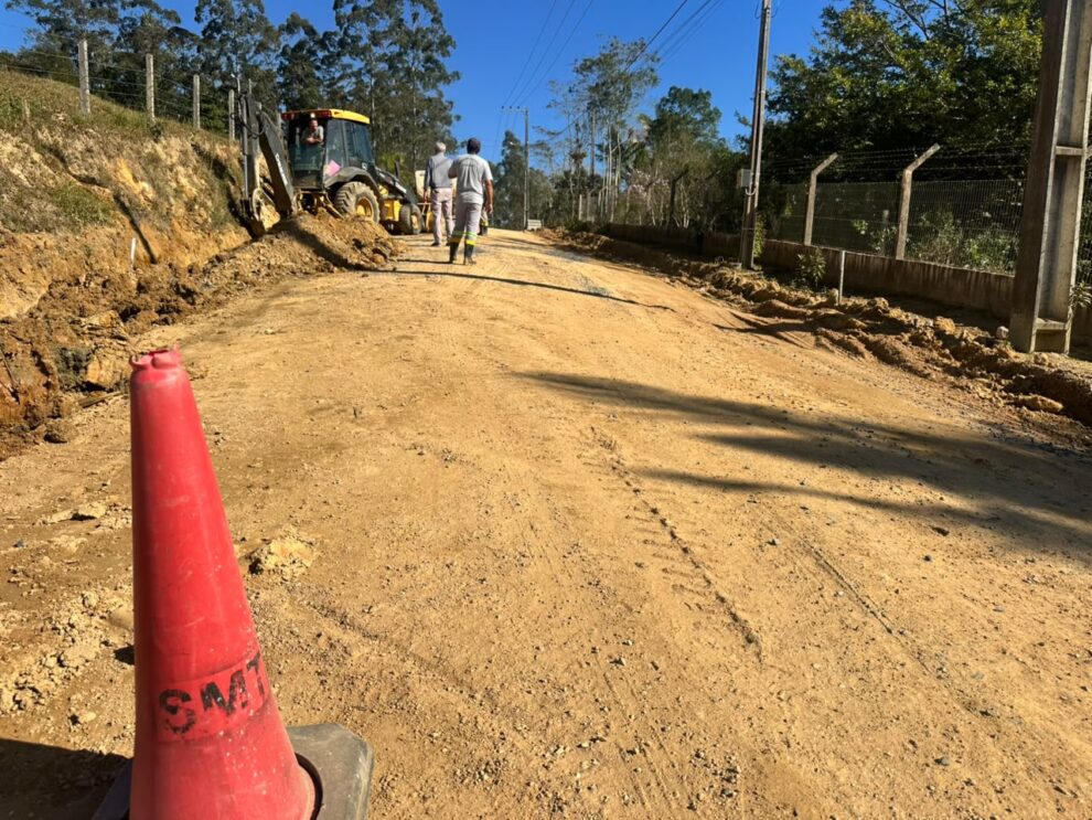 rascunho automatico mais de 16 quilometro de pavimentacao avanca na linha tigre em cocal do sul